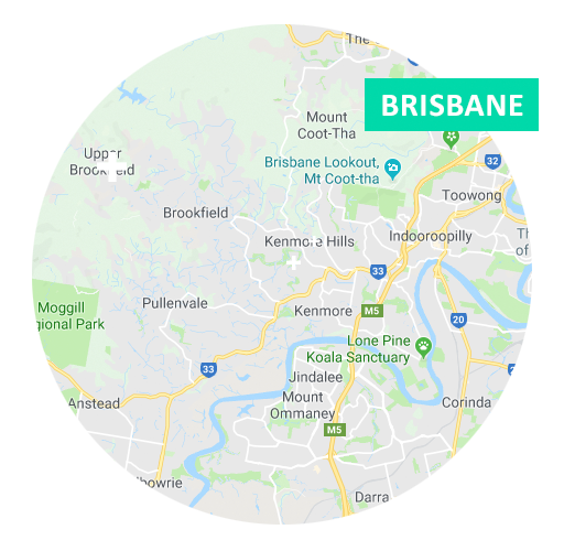 Brisbane Location Map